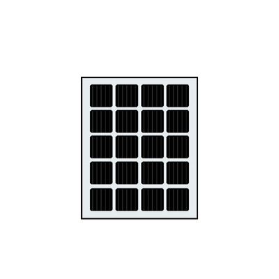 105 watt che sviluppano le componenti Bifacial integrate dei pannelli solari BIPV