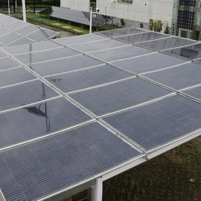 Pannello solare Bifacial dei doppi moduli di vetro monocristallini di PV per costruzione commerciale