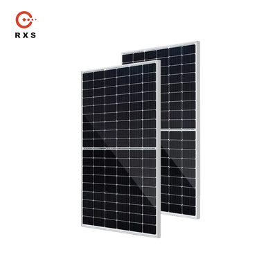 La metà del modulo di PV del tetto dei pannelli solari di alto potere di Rixin ha tagliato la cellula al silicio monocristallina