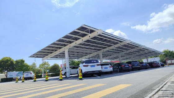 La metà monocristallina del modulo di PV del Carport di alto potere di Rixin ha tagliato i pannelli solari 108Cells