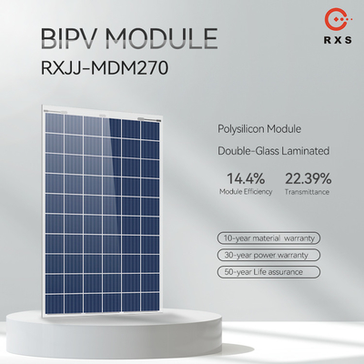 Pannelli solari BIPV di potenza superiore Cella solare in silicio policristallino di classe A