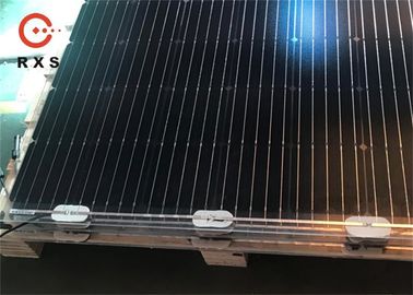 Bifacial tutti i pannelli solari neri, pannelli solari monocristallini di Pv con la scatola di giunzione