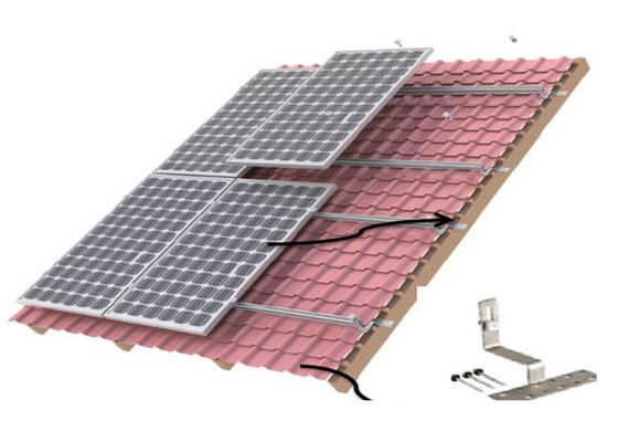 Struttura solare anodizzata di alluminio del tetto dei pannelli solari Bifacial 12um