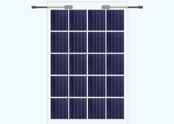 Moduli solari monocristallini dei pannelli solari integrati costruzione Bifacial di 105W BIPV