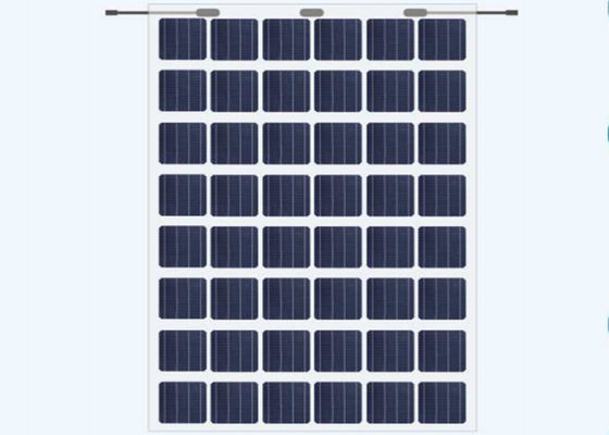 Capacità elevata Bifacial degli alti pannelli solari fotovoltaici trasparenti 240W