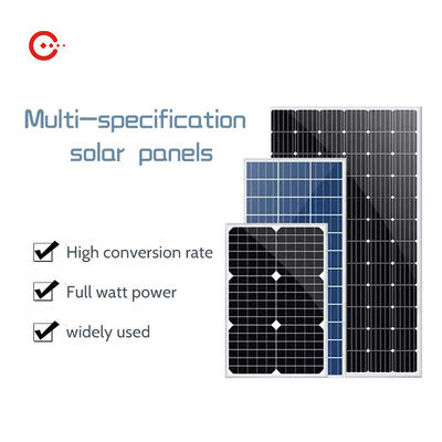 Tutto il pannello solare monocristallino 6v 540w del silicio dei pannelli solari neri di BIPV