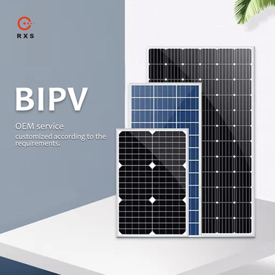 Mezzi pannelli solari mono Perc Solar Panels Bifacial monocristallino del taglio BIPV