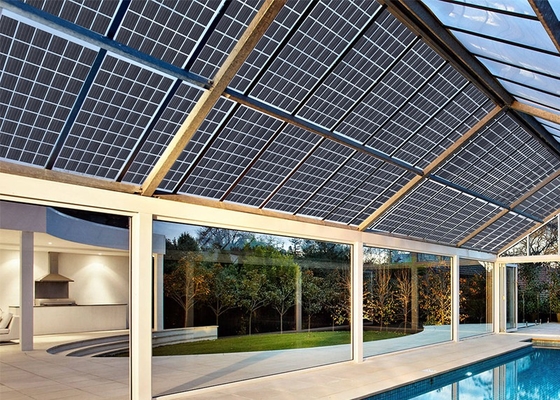 Pannello solare Bifacial PV del modulo monocristallino trasparente di Rixin per il tetto
