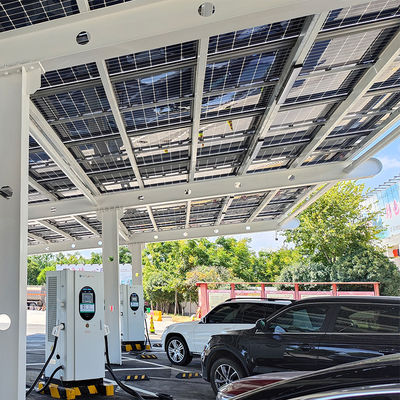 Stazione di ricarica per auto solare Highway Modulo BIPV Sistema di posto auto coperto solare