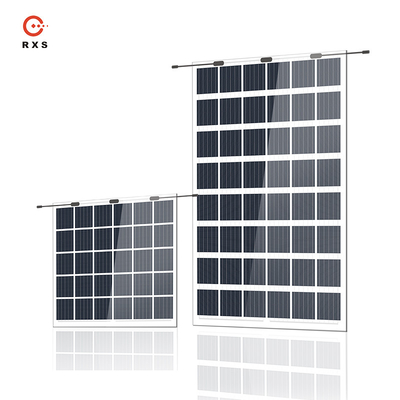 Pannelli solari di vetro BIPV della classe A 160W 200W 250W trasparenti personalizzabili