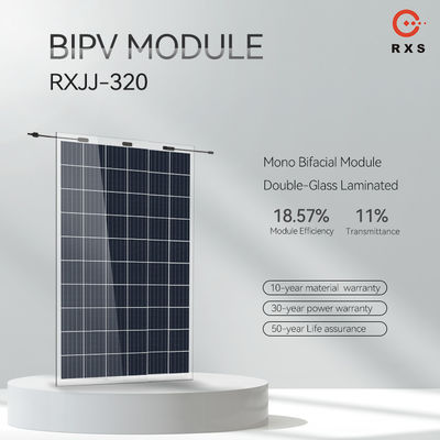 Pannelli Solari BIPV personalizzabili Classe A Mono Cella Solare 200watt 320W