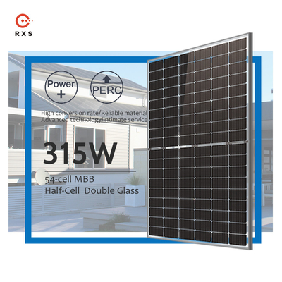 Mezzi pannelli solari mono Perc Solar Panels Bifacial monocristallino del taglio BIPV