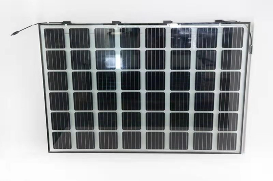 Pannelli solari monocristallini di vetro trasparenti PV del modulo monocristallino del CE BIPV