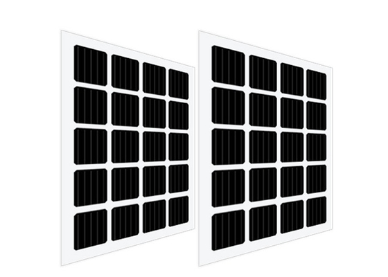 Pannello solare Bifacial PV del modulo monocristallino trasparente di Rixin per il tetto